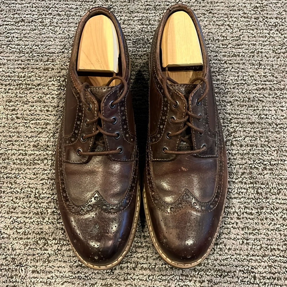 Bostonian Wigtip Men's Wingtip Brown Oxford Dress Shoes